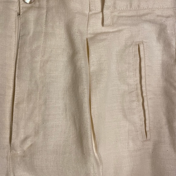 Vintage Ivory Linen Trouser - Picture 8 of 8